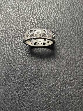 Silver Tone Filigree Band Ring – Size 5.5 / 16mm – NWOT ✨
